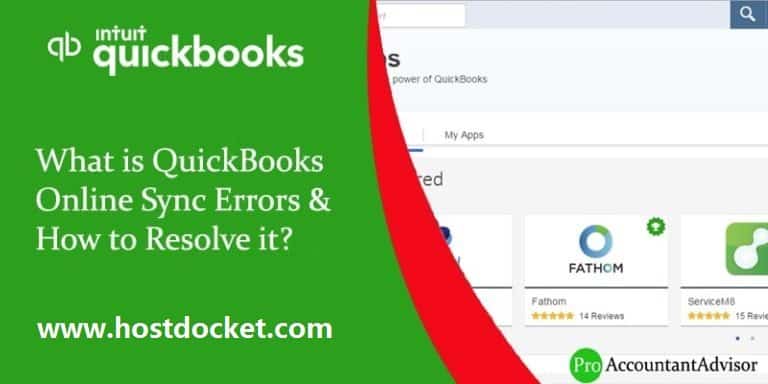 How to Troubleshoot QuickBooks Online Sync Error Messages?