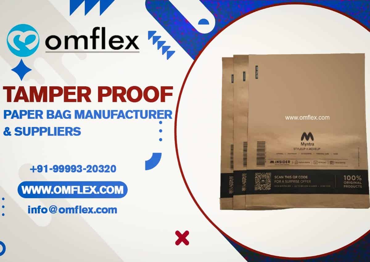 Tamper Proof Paper Bag Manufacturer