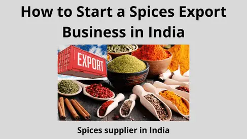 Spices supplier in India