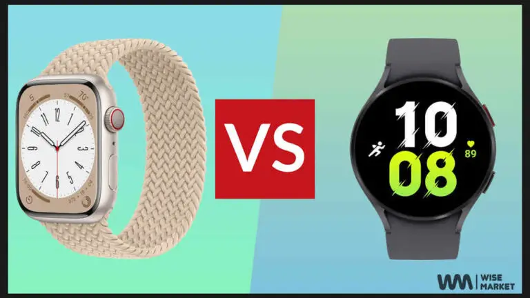 What are the differences between Samsung Galaxy Watch 5 and Apple Watch Series 8?