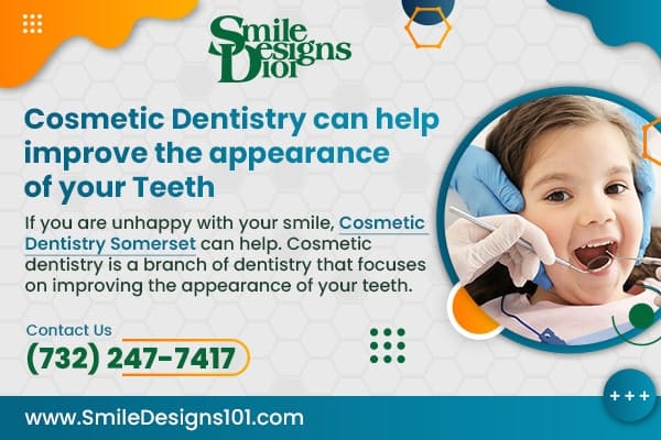 Cosmetic Dentistry can help improve the appearance of your Teeth