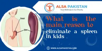 What is the main reason to eliminate a spleen in kids?
