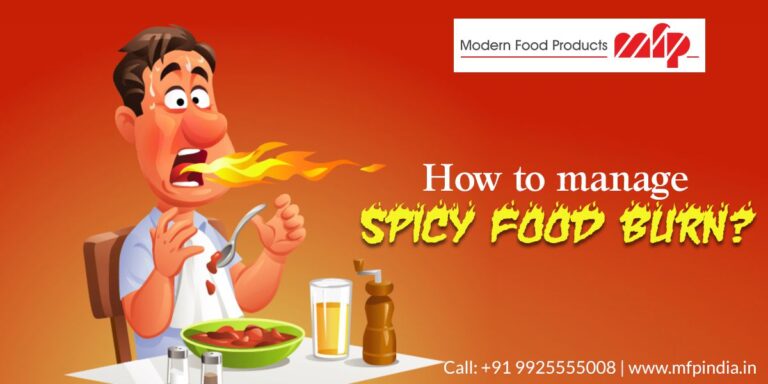 How to manage spicy food burn?