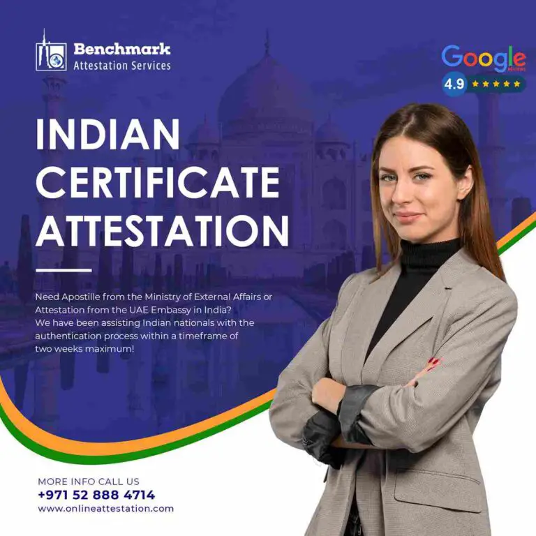 INDIA CERTIFICATE ATTESTATION IN UAE