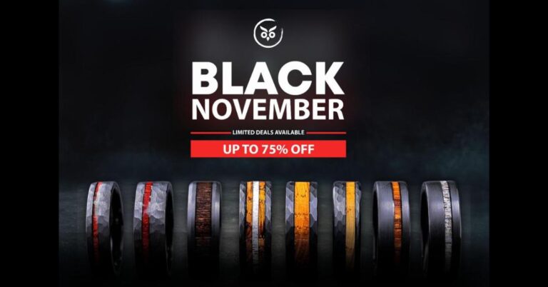 Get Up To 75% Off Mens Wedding Rings This Black Friday From Touchwood