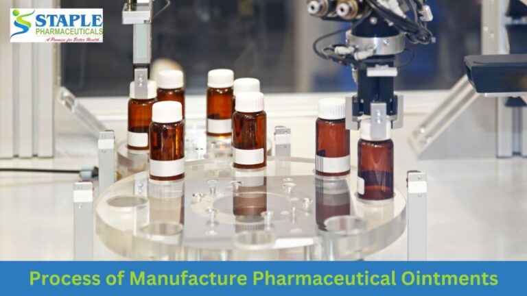Process of Manufacture Pharmaceutical Ointments