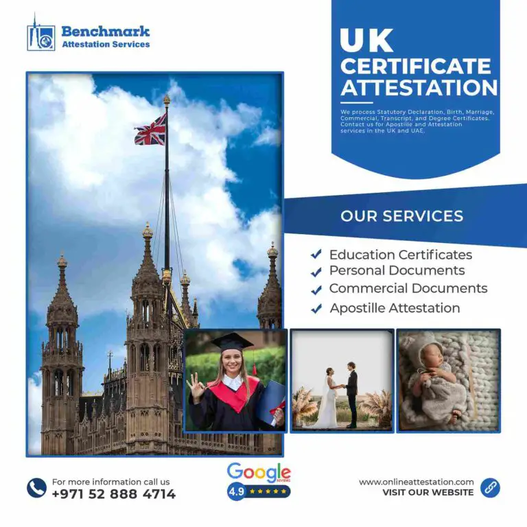 HOW CAN YOU ATTEST UK CERTIFICATE IN UAE?