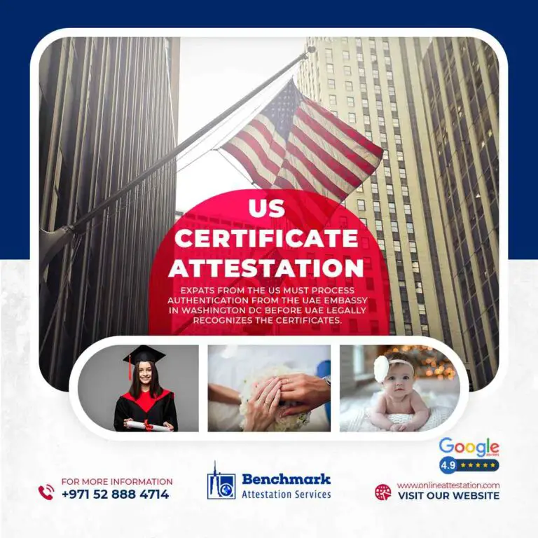 US CERTIFICATE ATTESTATION IN UAE