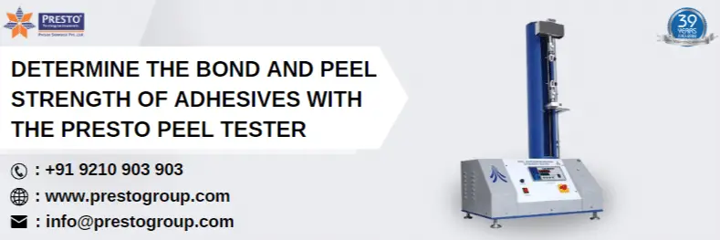 Determine the bond and peel strength of adhesives with the Presto peel tester-8bff27d7