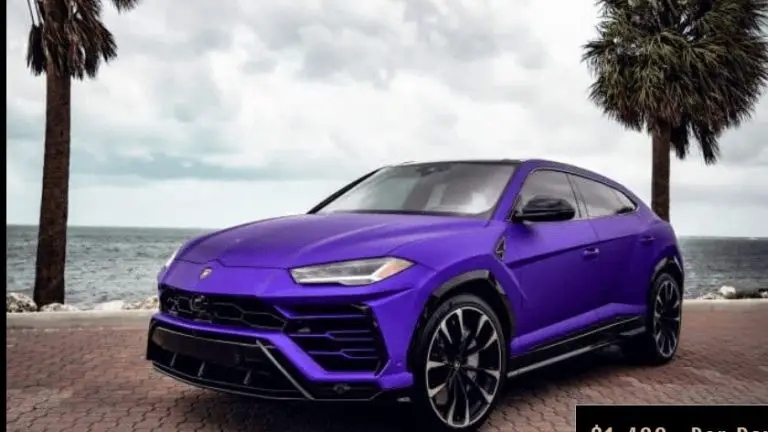 Purple Thinks Lamborghini Urus