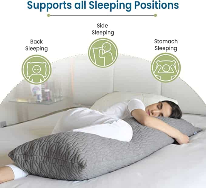 Full Body Pillow for Adults- Sleepsia