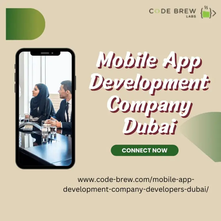 Top Rated Mobile App Development Company Dubai | Code Brew Labs