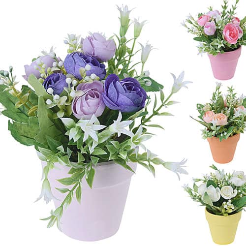 Different Kinds of Artificial Flower Pot Arrangement