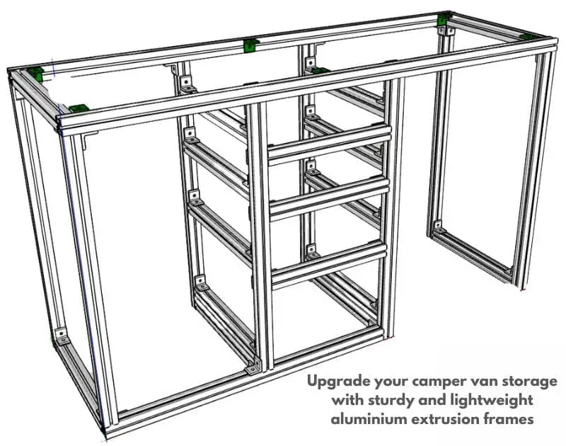 Slotted aluminium extrusions