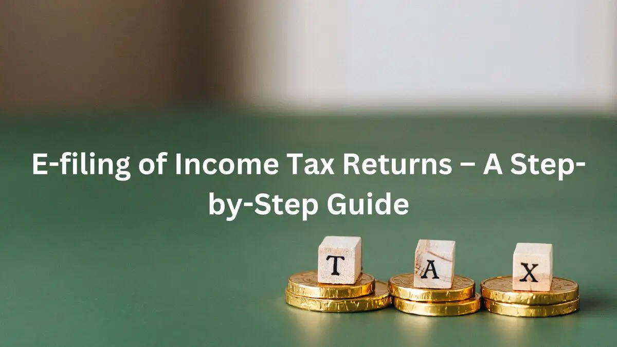 E-filing of Income Tax Returns –-1bf15142