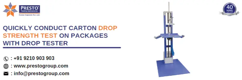 Quickly conduct carton drop strength test on packages with Drop Tester-a4fa1ca3