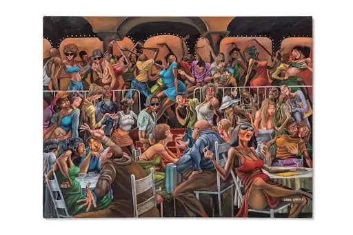 Using every stroke to shatter records: Ernie Barnes