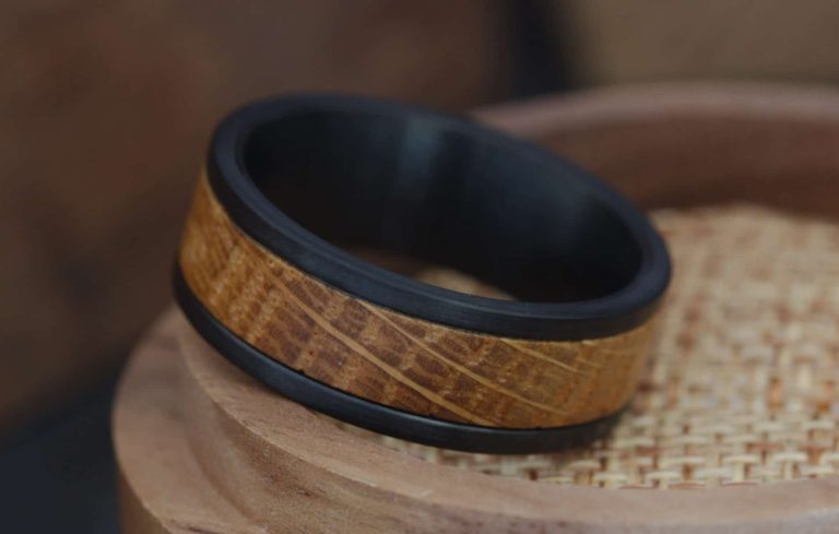 The unique charm of whiskey barrel wedding rings: A guide to choosing the perfect band