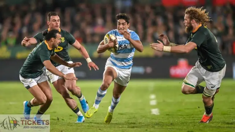 Springboks take on Argentina in a warm-up match for the Rugby World Cup