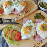 fried eggs in a restaurant in Miami