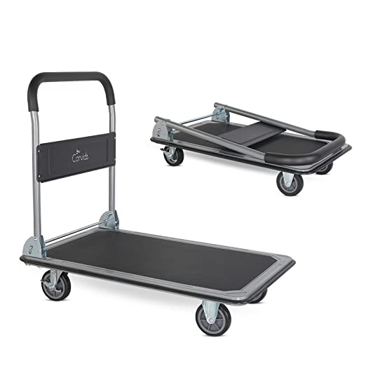 Buy Durable Metal Platform Trolley – 150kg for Warehouse Transport