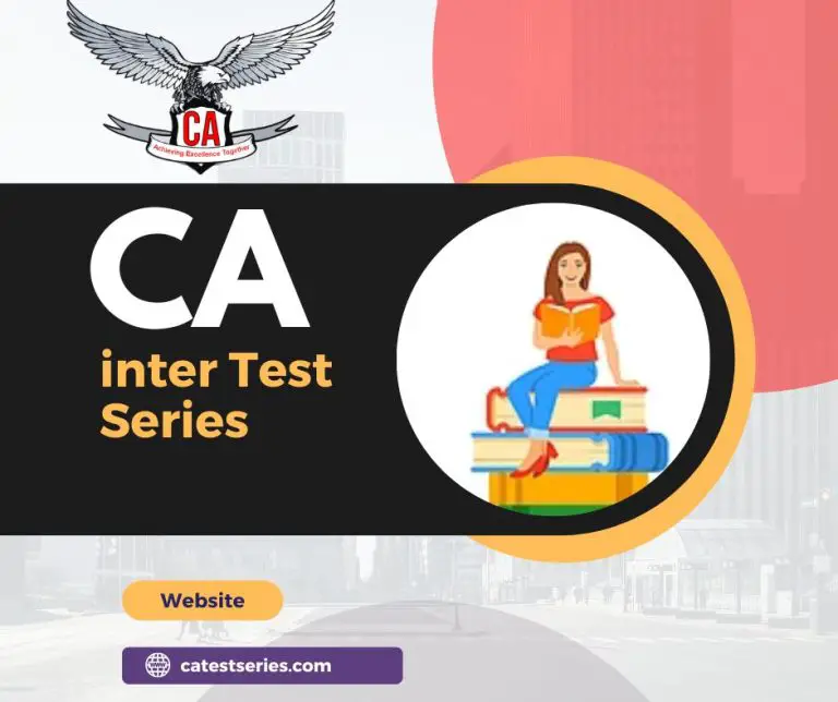 CA Inter Test Series