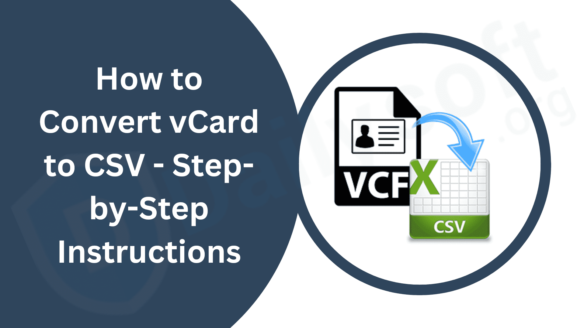 How to Convert vCard to CSV