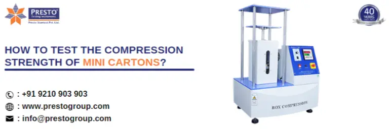 How to test the compression strength of mini cartons?