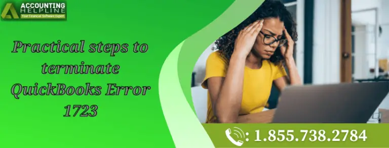 Practical steps to terminate QuickBooks Error 1723