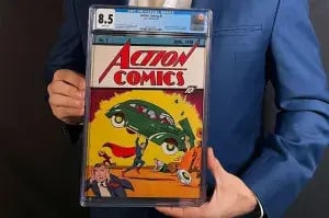 Action Comics #1’s Auctions Background