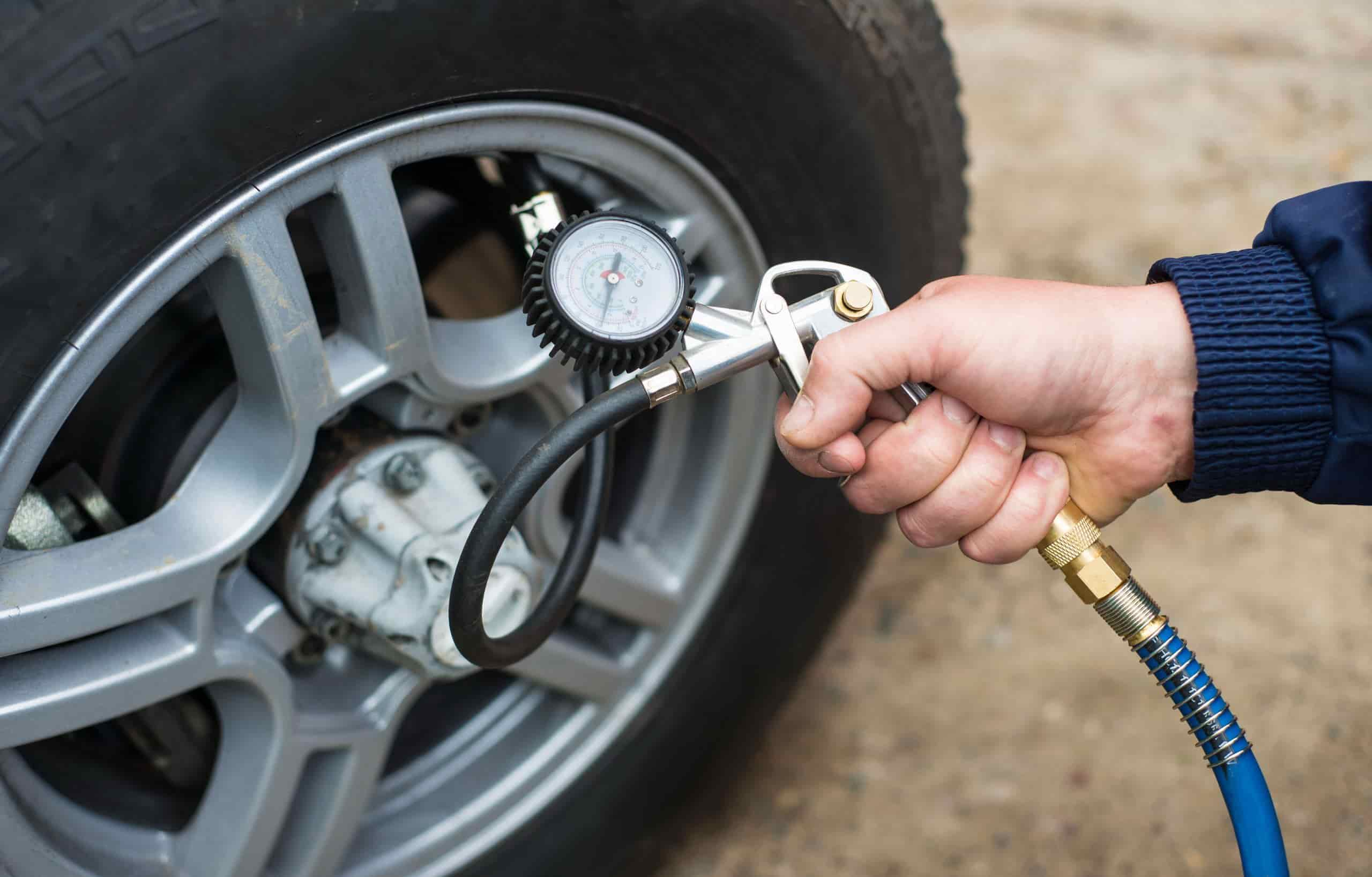 Gas Station Tire Pump