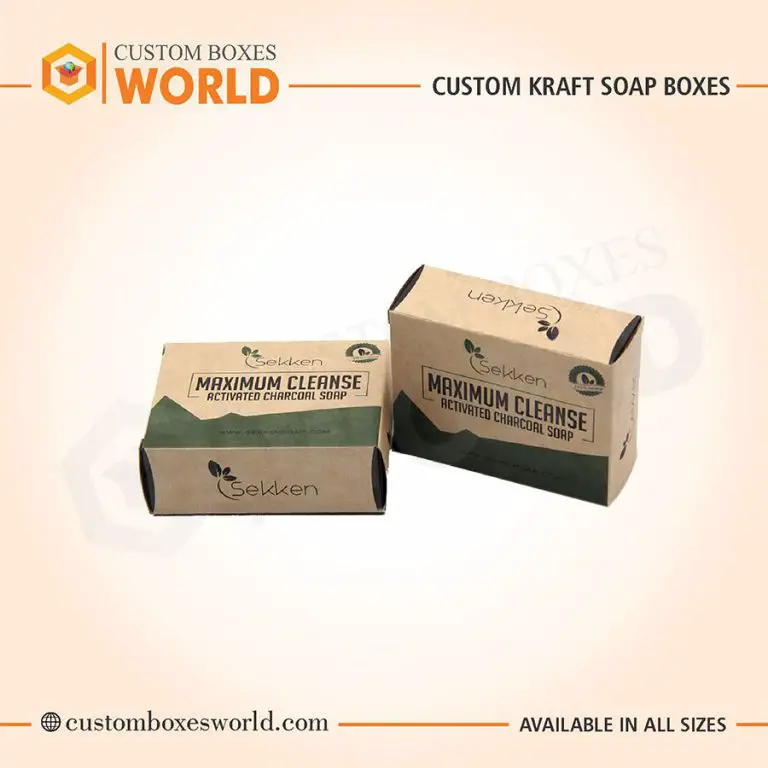 Custom kraft soap boxes