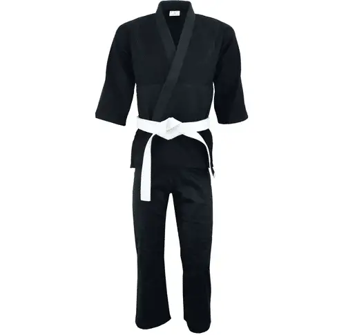 black karate-uniform