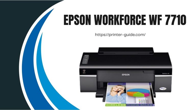 How To Epson Workforce Pro Wf-7710 Printer Setup