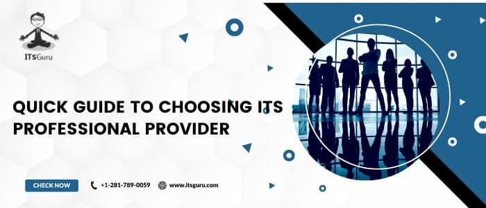 Quick Guide To Choosing ITs Professional Provider