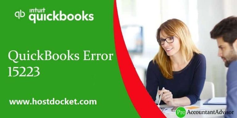 How to Quickly Fix QuickBooks Payroll Error Code 15223?