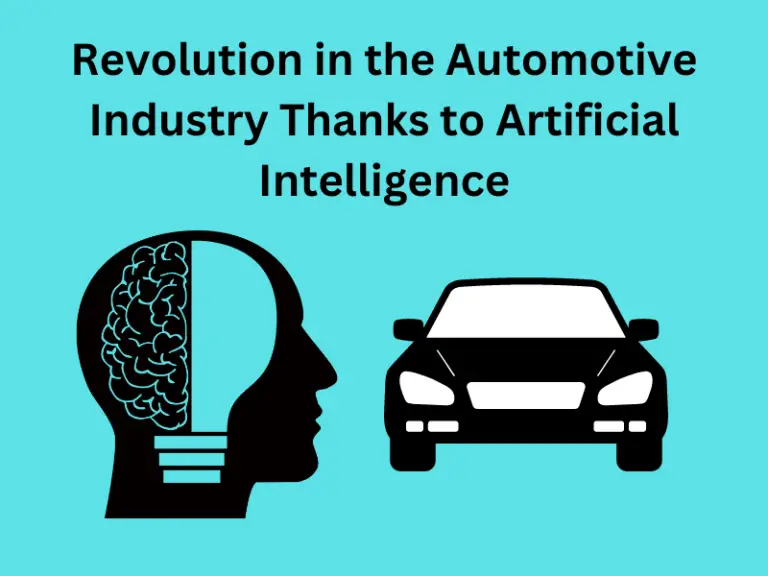 Revolution in the Automotive Industry Thanks to Artificial Intelligence