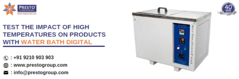 Test The Impact Of High Temperatures On Products With Water Bath Digital