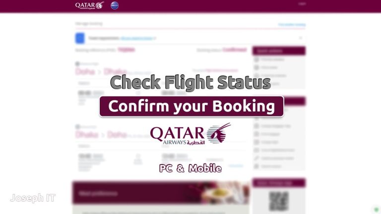 How do i check my flight booking on qatar airways