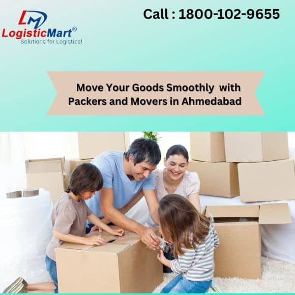 How Packers and Movers in Ahmedabad Efficiently Load Goods in a Truck