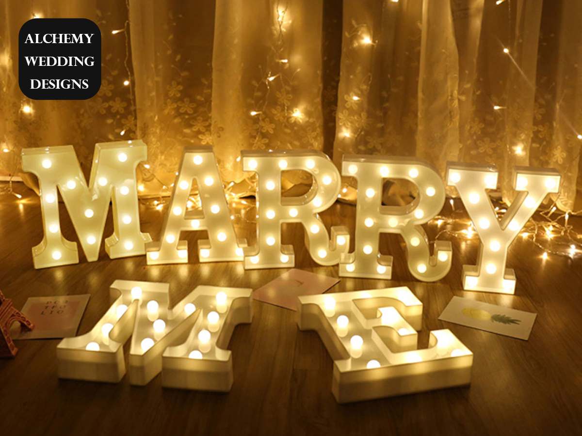 Engagement Light Letters for Rent