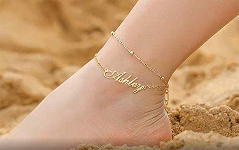Personalized Anklets and Ankle Bracelets