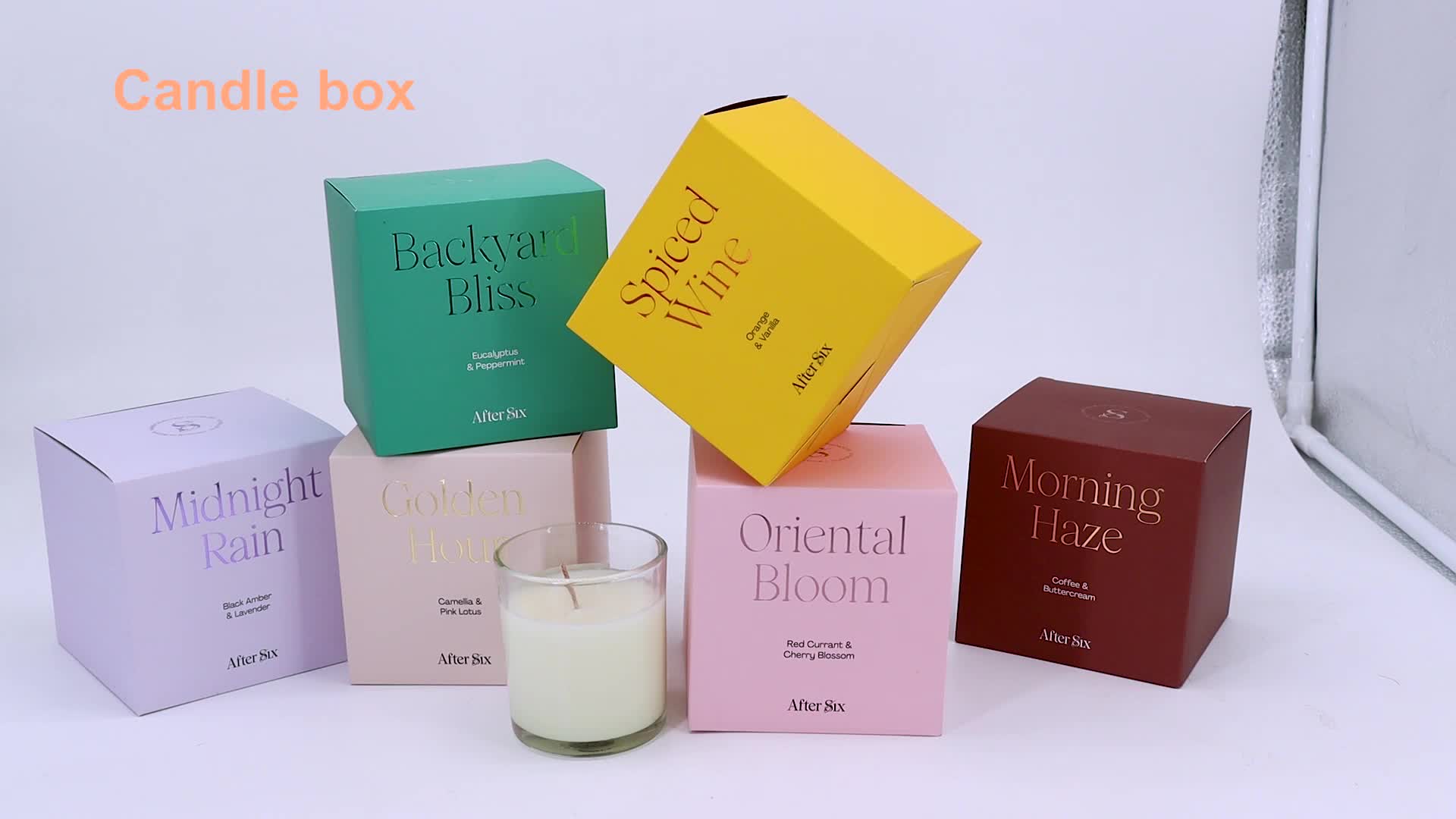 Premium Candle Box Packaging