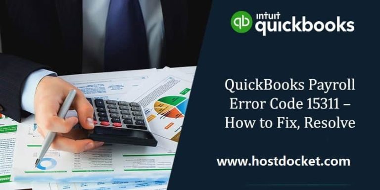 How to fix QuickBooks error code 15311?