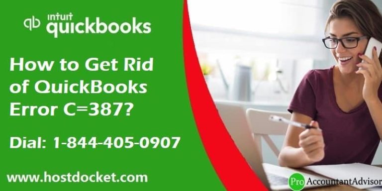 How to resolve QuickBooks Desktop Error C=387?