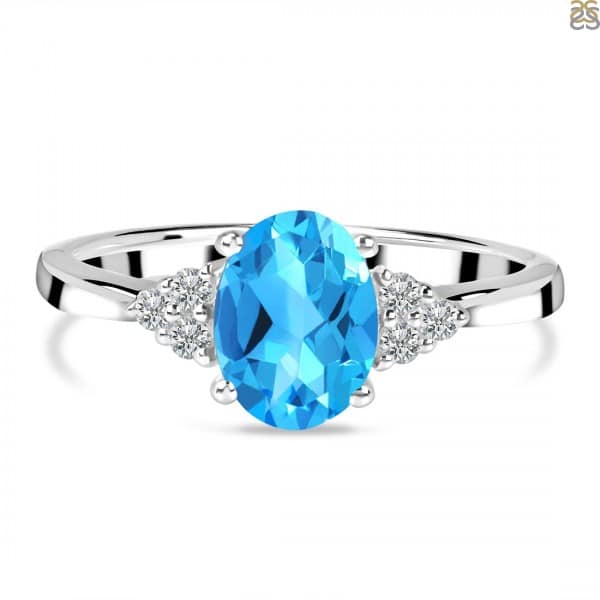 Healing Power of Blue Topaz Ring