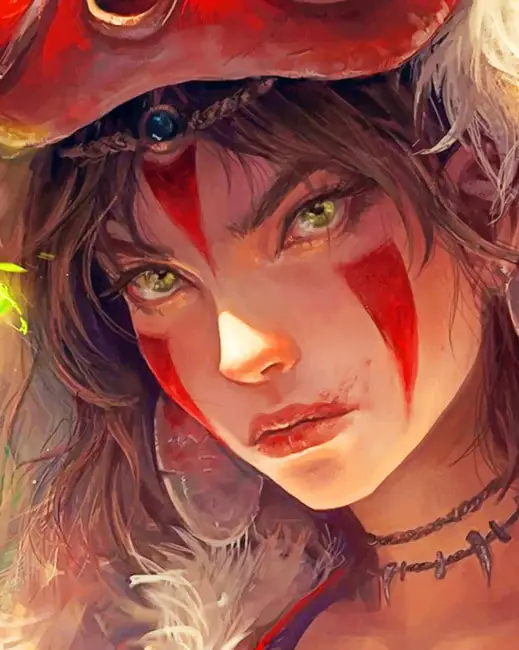 princess-mononoke-ashitaka-paint-by-numbers