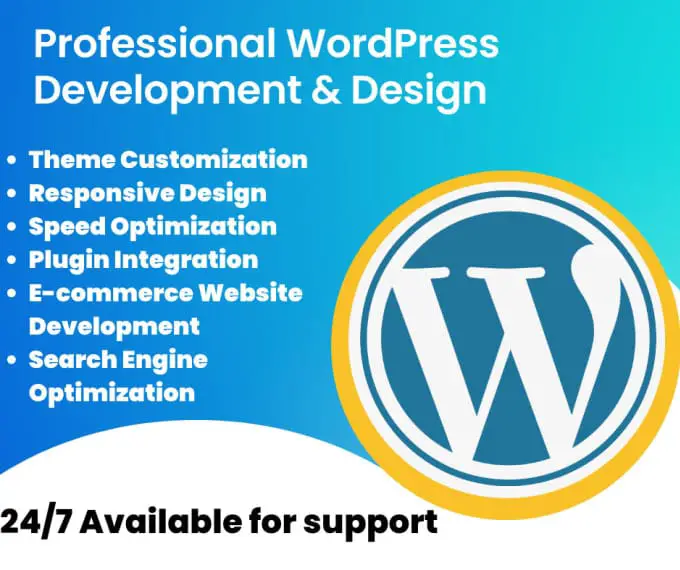 Professional Design and Development of WordPress – Fiverr