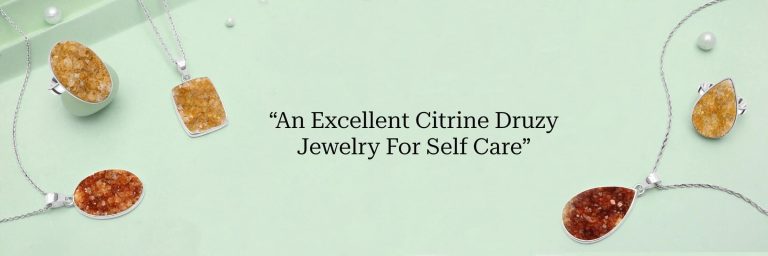 Golden Sparkles: Citrine Druzy Jewelry for Radiant Glamour