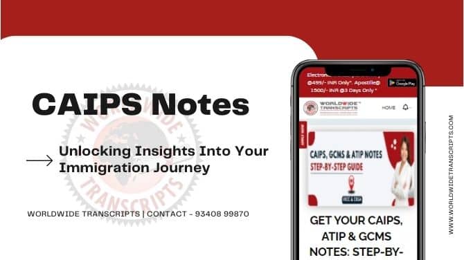 Caips Notes: Unlocking Insights Into Your Immigration Journey